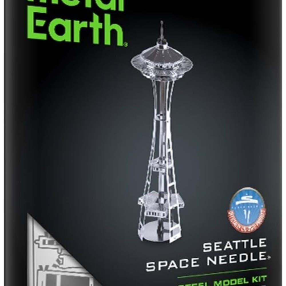 Metal Earth Seattle Space Needed Steel Model Kit No Glue Required